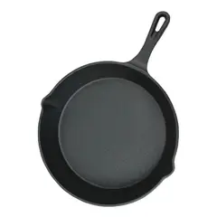 GENERICO - Sarten Hierro Fundido 26cm Cocina Asado Parrilla Bbq