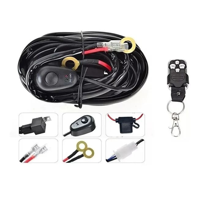 GENERICO - Kit Cableado Para Barras Led Neblineros Con Control Relay Sw