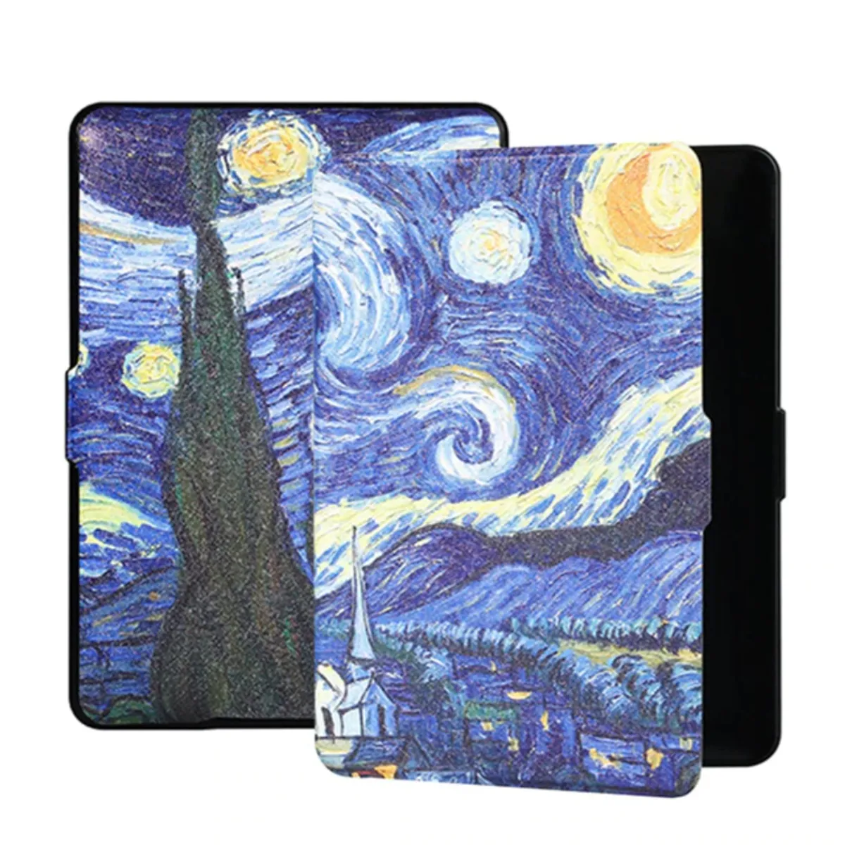SPACEZAT - Funda + Lámina Para Kindle Paperwhite 4/998 Noche Estrellada