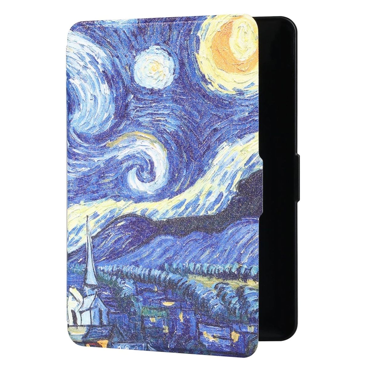 SPACEZAT - Funda + Lámina Para Kindle Paperwhite 4/998 Noche Estrellada