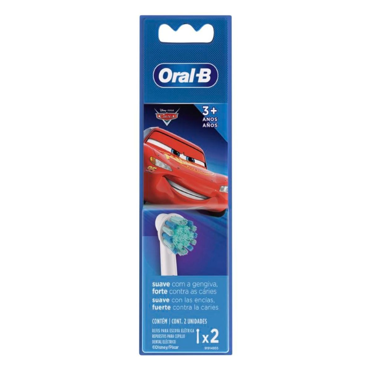 ORAL B - Repuesto Cepillo De Dientes Eléctrico Oral-B Cars x2ud