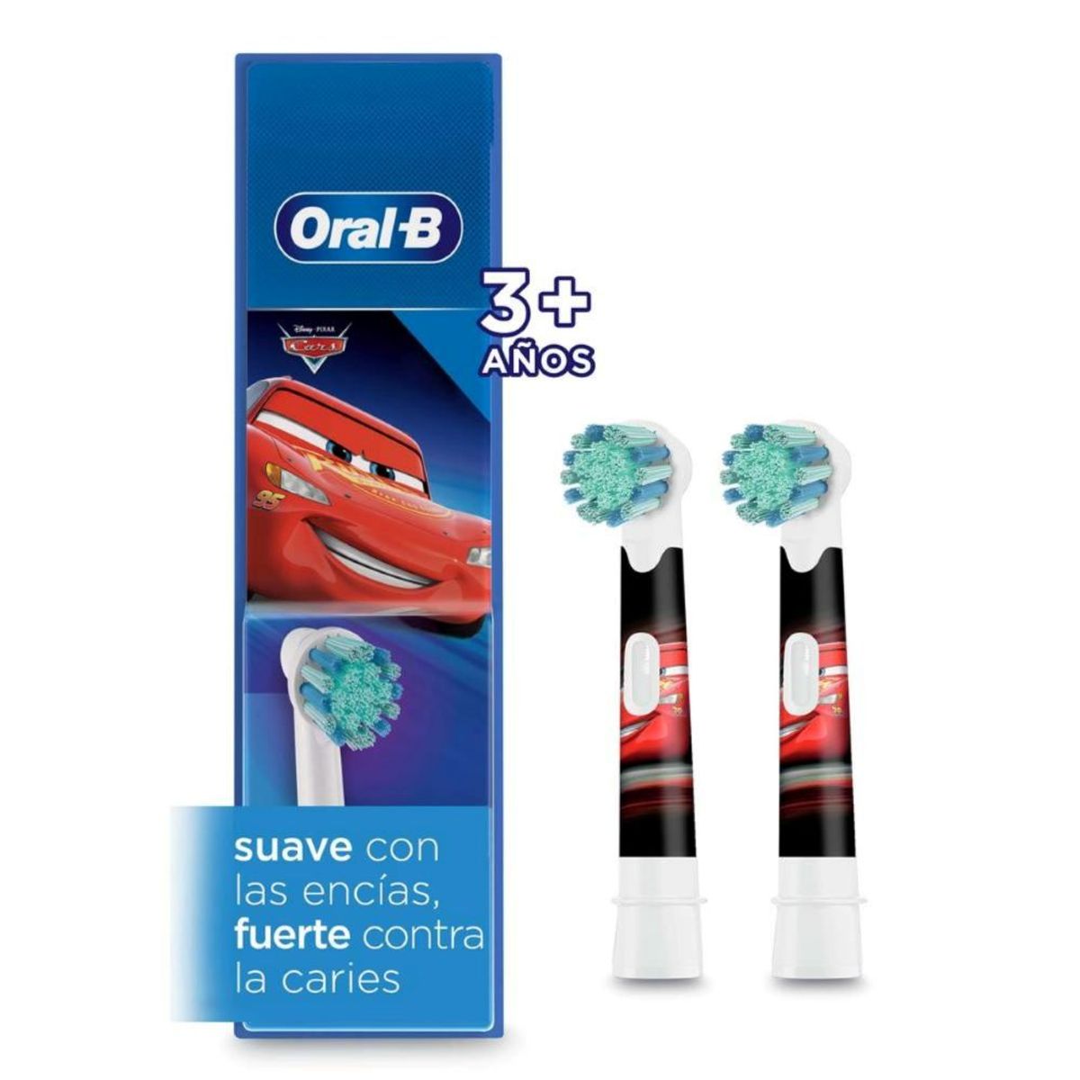 ORAL B - Repuesto Cepillo De Dientes Eléctrico Oral-B Cars x2ud