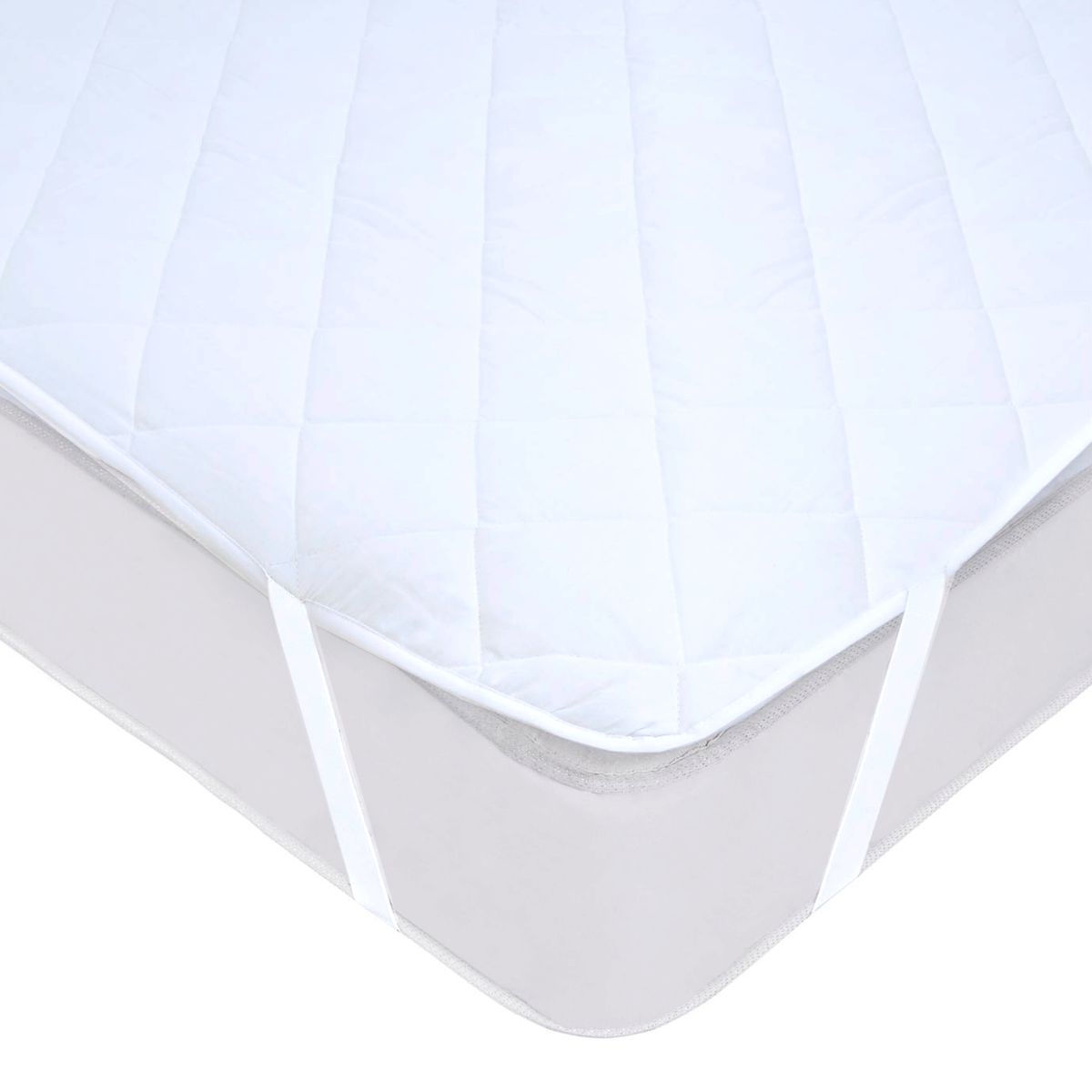 CHANTILLY - Cubrecolchon Acolchado 1P - Blanco CHANTILLY