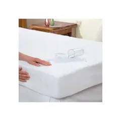 CHANTILLY - Cubrecolchon Waterproof King - Blanco