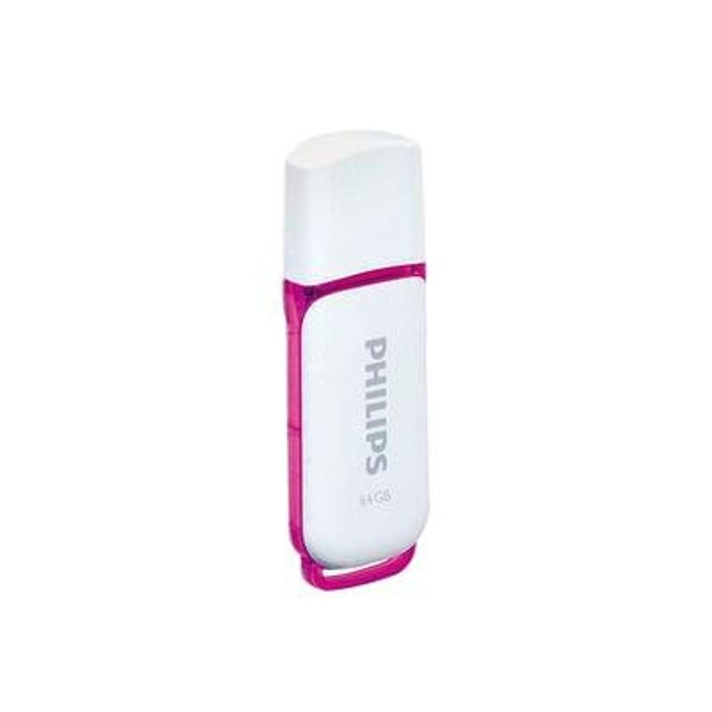PHILIPS - Pendrive Philips Snow 64GB (Purple) 2.0 Fm64fd70b/97 PHILIPS