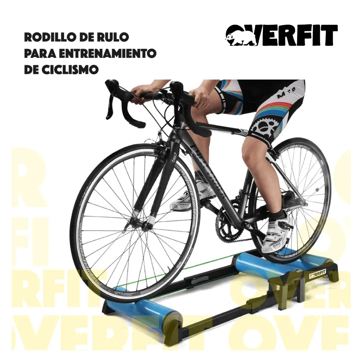 OVERFIT - Rodillo De Rulo Bicicleta Ciclismo Entrenamiento Overfit