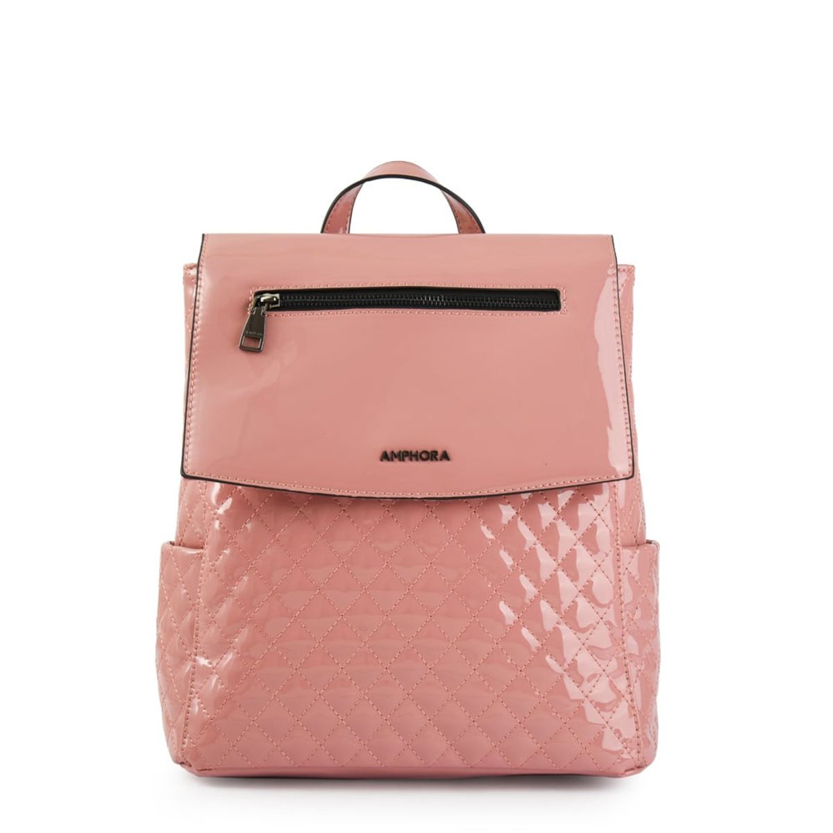 AMPHORA - Mochila Con Tapa Grande Arbre Rosado