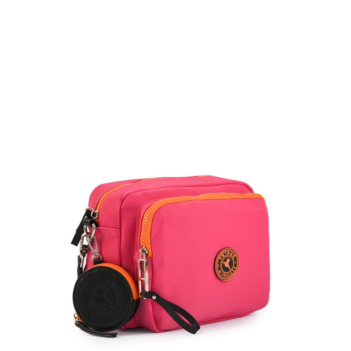 TRINUS - Cartera bandolera mediana darby fucsia