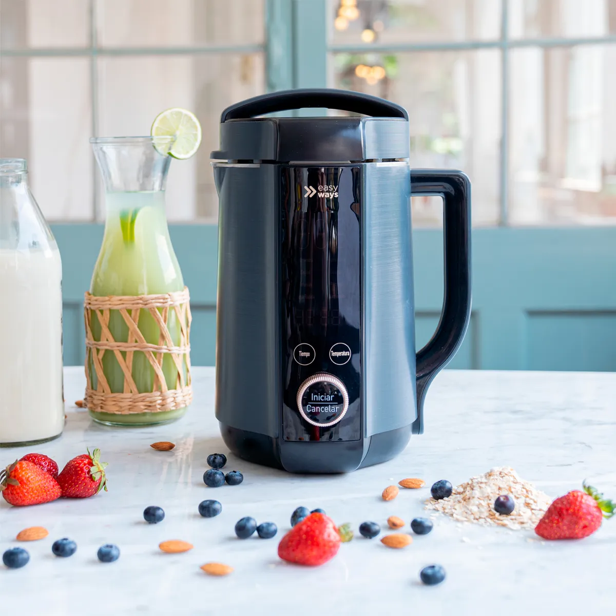 EASYWAYS - Maquina para Leches Vegetales, Sopas, Batidos y milk Good Milk 1,3 Lt EasyWays
