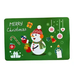 GENERICO - Alfombra antideslizante caucho tema de navidad