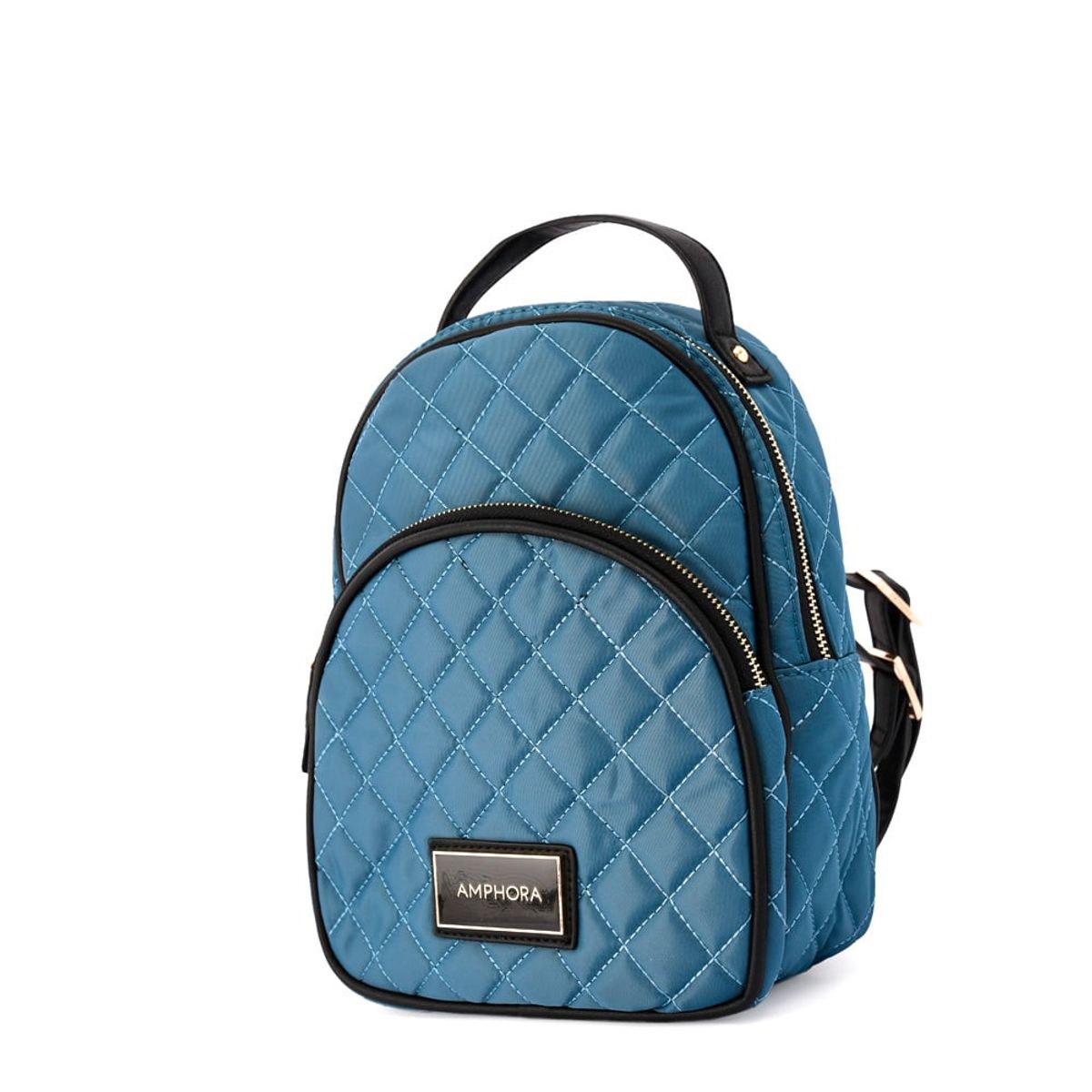 AMPHORA - Mochila boogie mediana denim