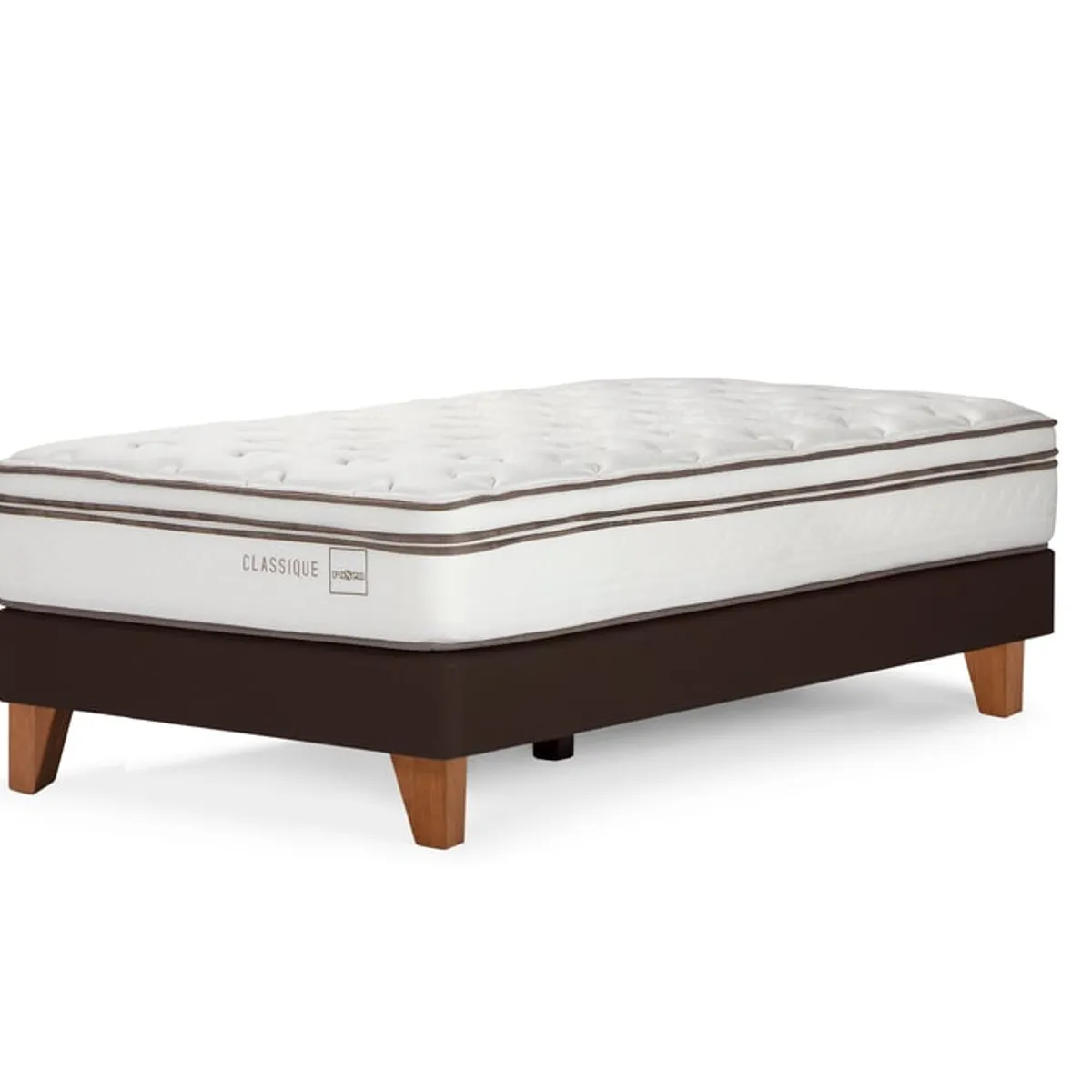 ROSEN - Cama Europea Rosen Classique+ 1,5 Plazas 105 x 200 cm