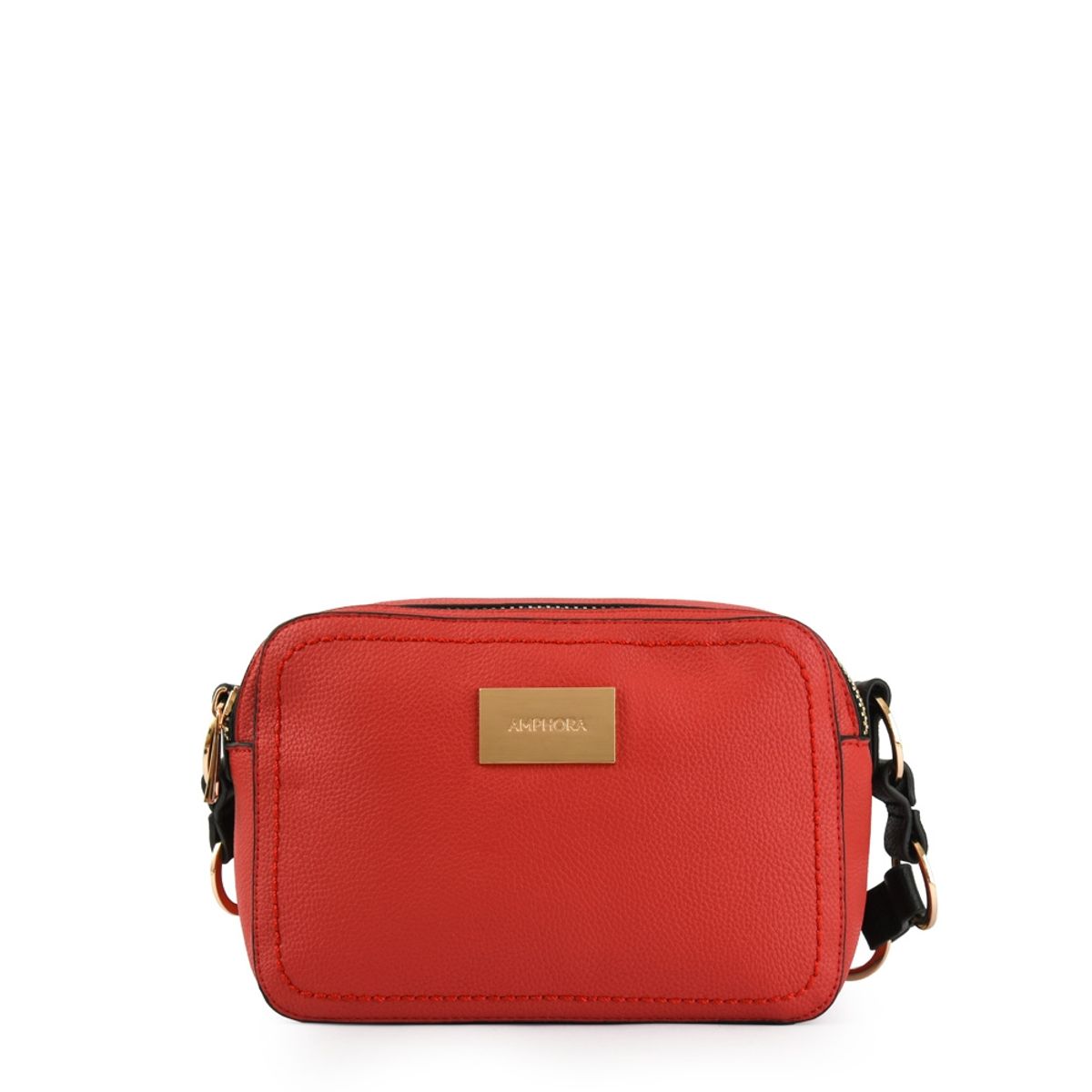 AMPHORA - Cartera Bandolera Mediana Keyden Rojo