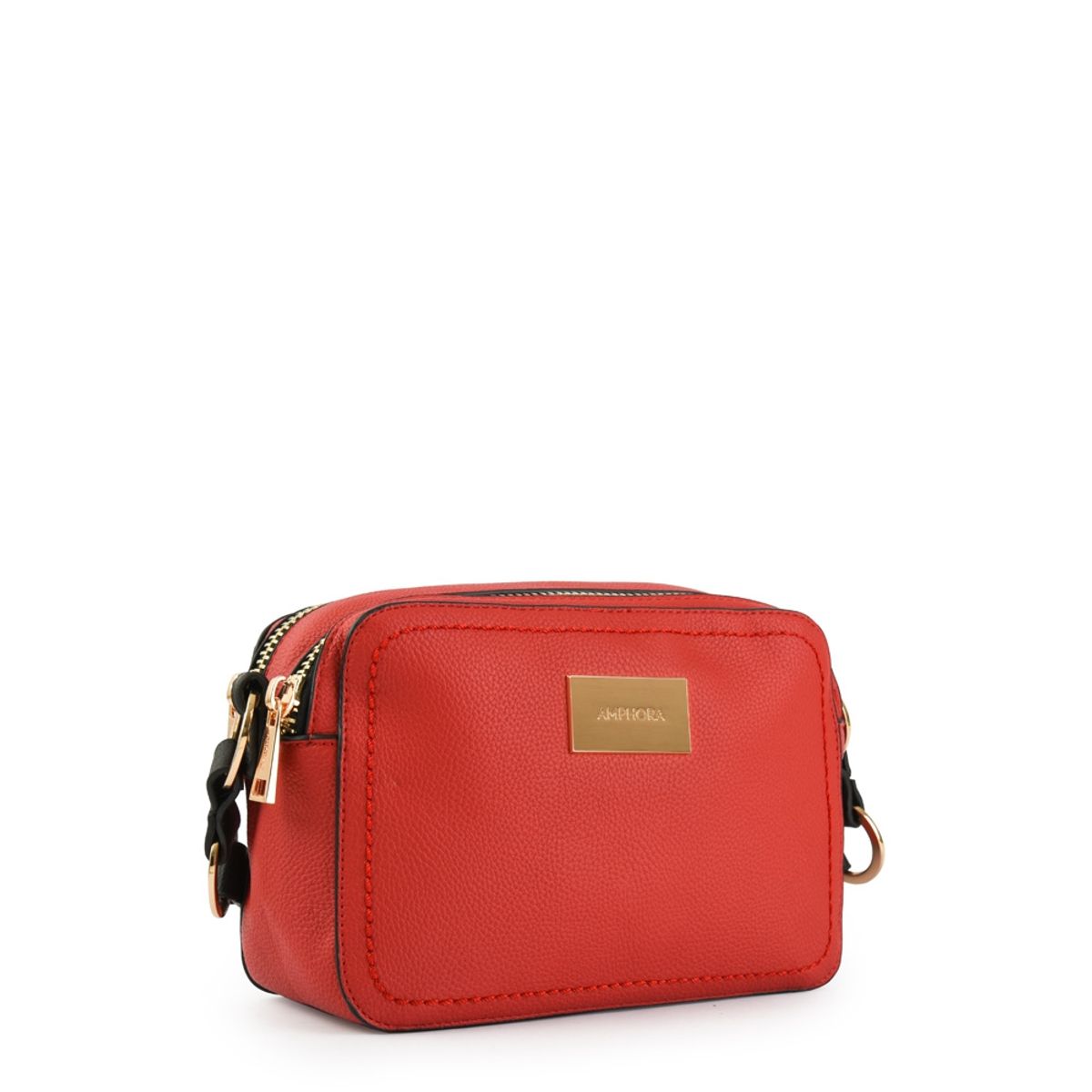 AMPHORA - Cartera Bandolera Mediana Keyden Rojo