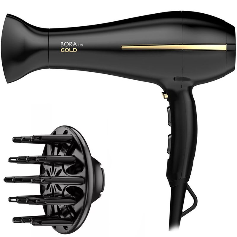 GAMA - Secador De Pelo Gama Bora Ion Gold Ceramic Oro Líquido