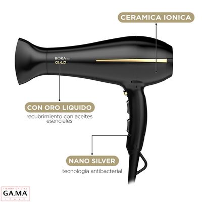 Imagen 2 del producto Secador De Pelo Bora Ion Gold Ceramic Oro Líquido