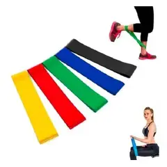 GENERICO - Pack De 5 Mini Bandas Loops De Latex 5, 10, 20, 30 Y 40 Libras