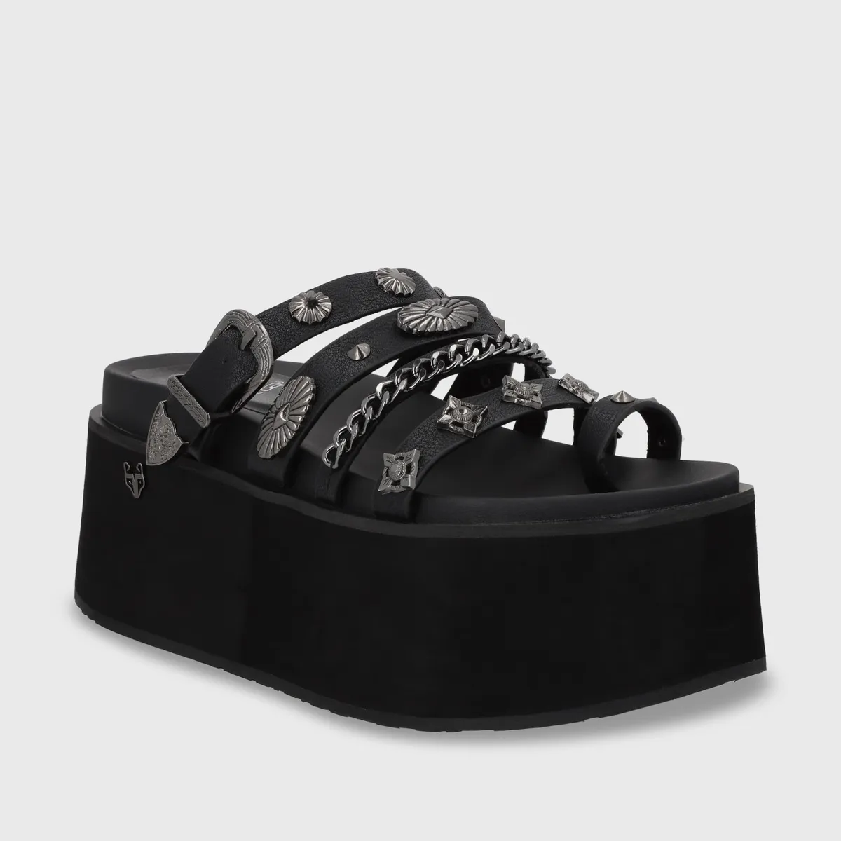 GOTTA - Sandalia Mujer Negra Plataforma 35181 Gotta