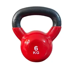CRUSEC - Pesa Rusa Kettlebell 6kg Acero Y Vinilo