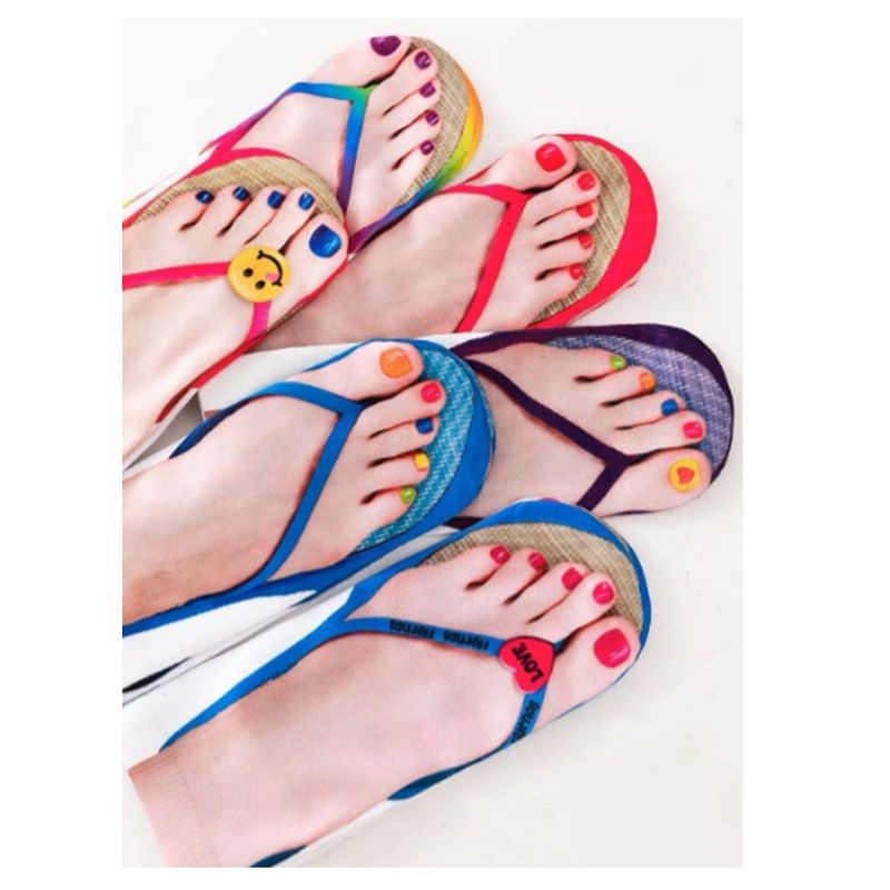 EVERSO - Pack 12 Calcetines Dama Modelo Hawaiana