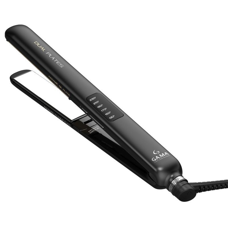GAMA - Plancha Alisadora Gama Cp14 Dual Plates Led 4d Titanio Ozono