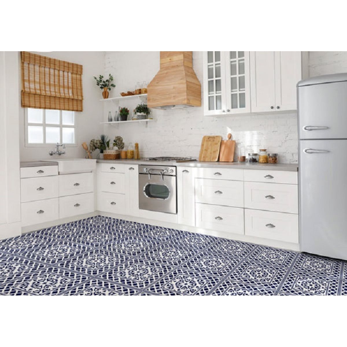 DEKOFIX - Azulejos autoadhesivos decorativos formato grande Bizancio