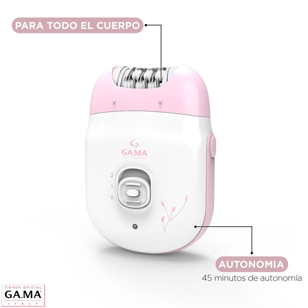 GAMA - Depiladora De Pinzas Gama Velvet USB Inalámbrica