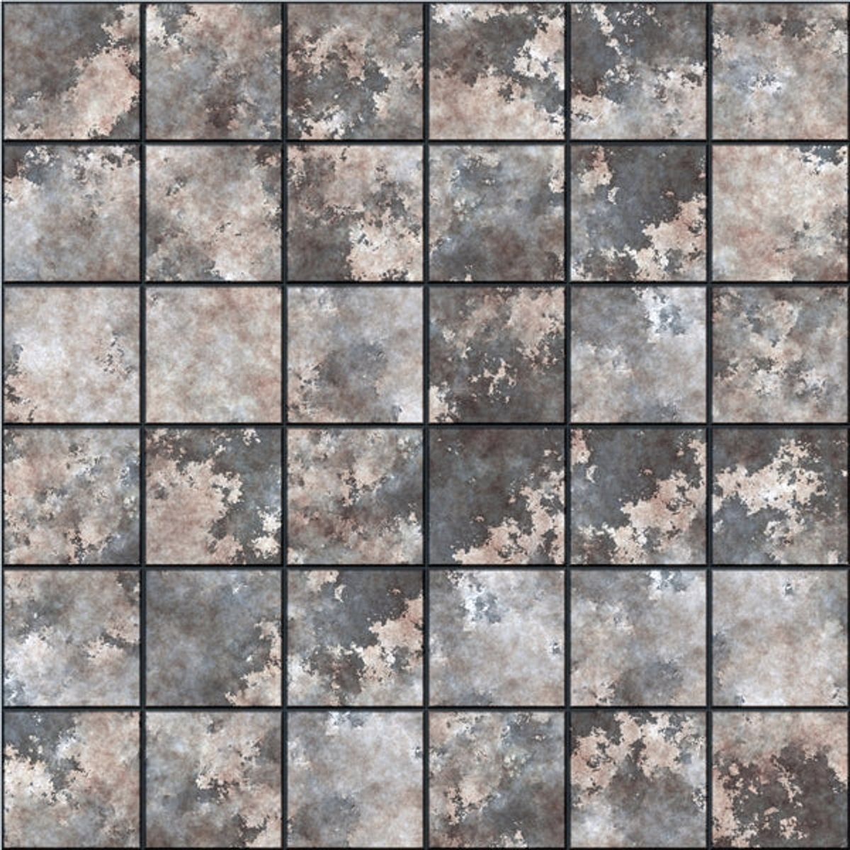 DEKOFIX - Azulejos autoadhesivos decorativos formato grande Toscana