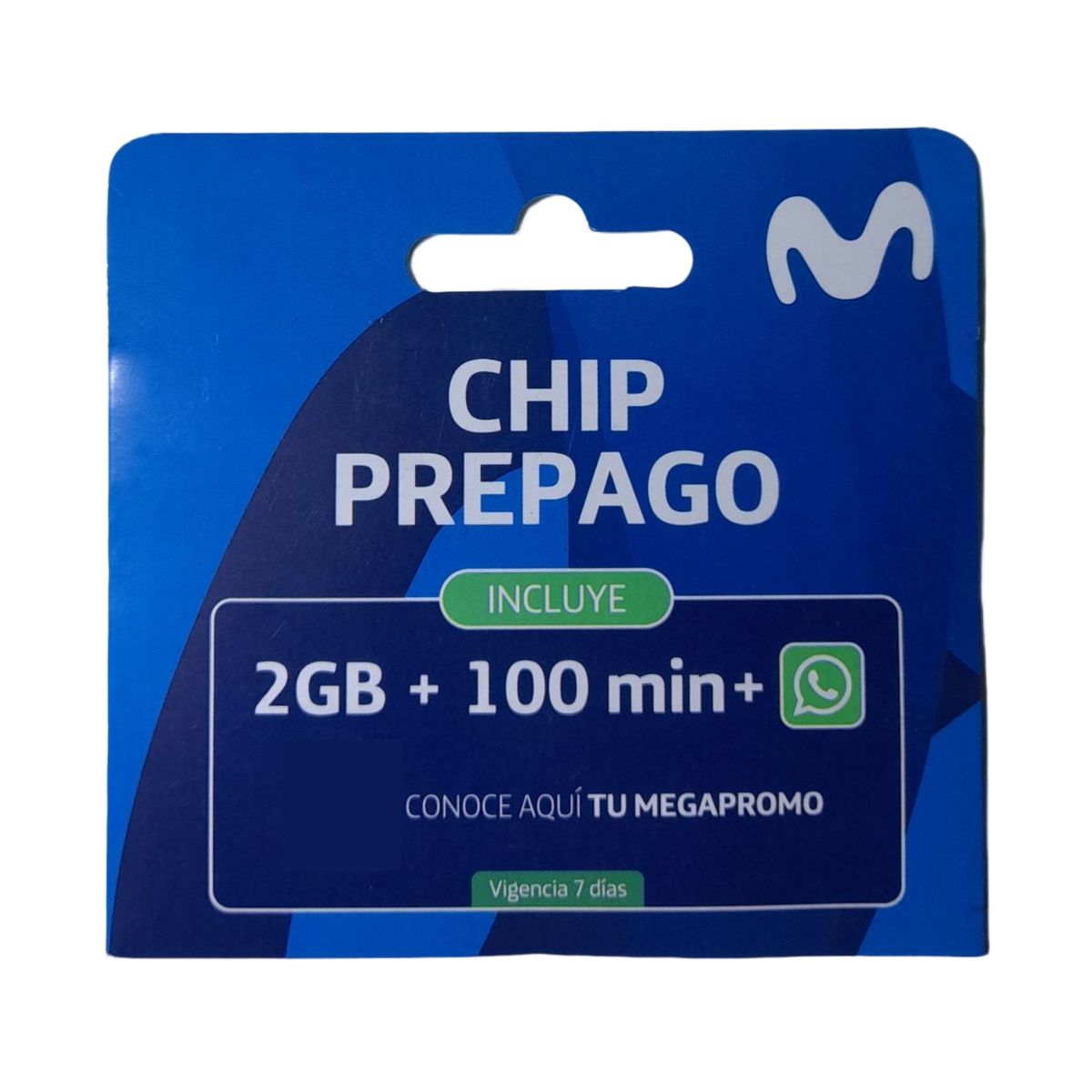 MOVISTAR - Chip Movistar Pack 100 Unidades Incluye 2 Giga + 100 Minutos