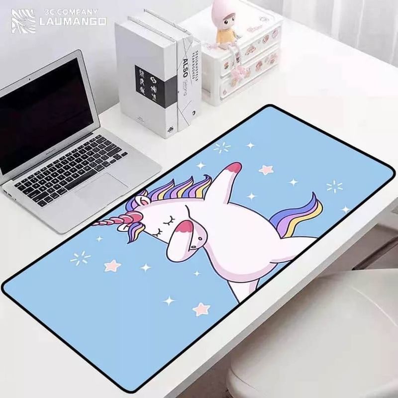 DEFF - Mouse Pad Gamer 90x40cm Mousepad Xl Unicornio Pop M23