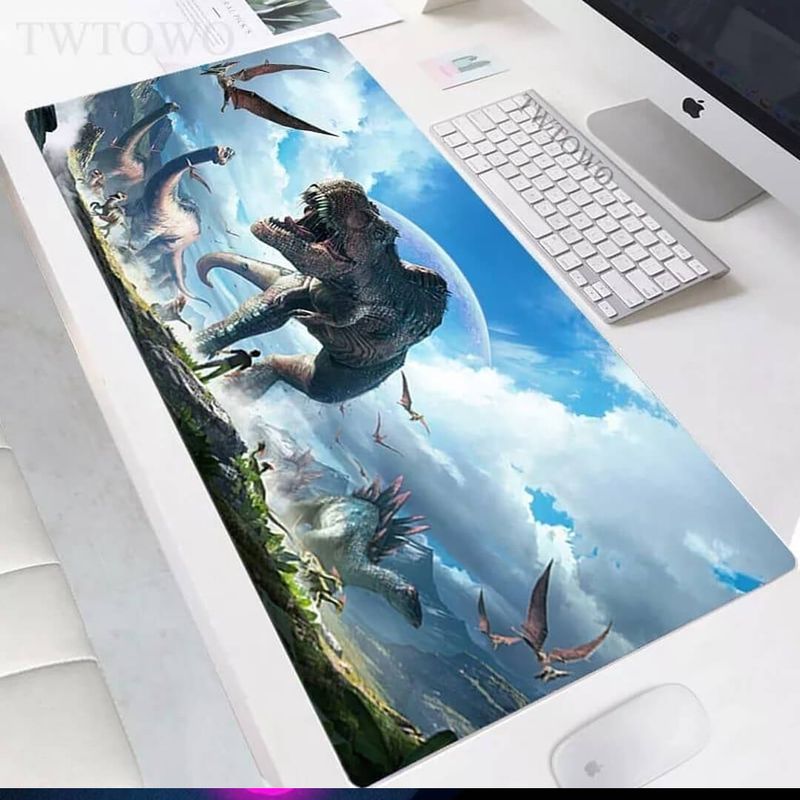 DEFF - Mouse Pad Gamer 90x40cm Mousepad Xl Dinosaurio Rex M30