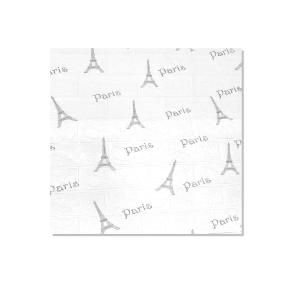 GENERICO - PACK DE 20 Laminas 3D Autoadhesiva 70x77 Pared Ladrillo Paris