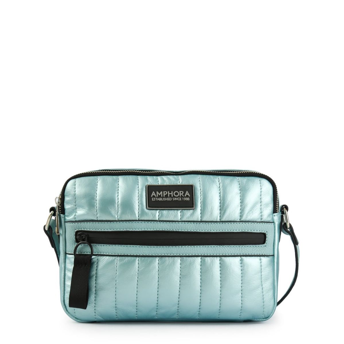 AMPHORA - Cartera Bandolera fisy mediana celeste