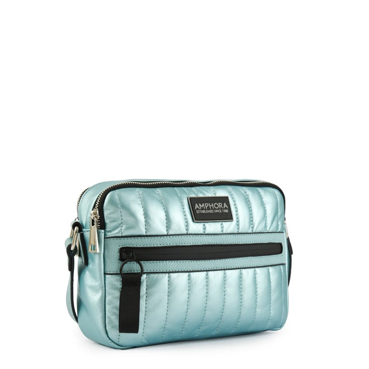 AMPHORA - Cartera Bandolera fisy mediana celeste
