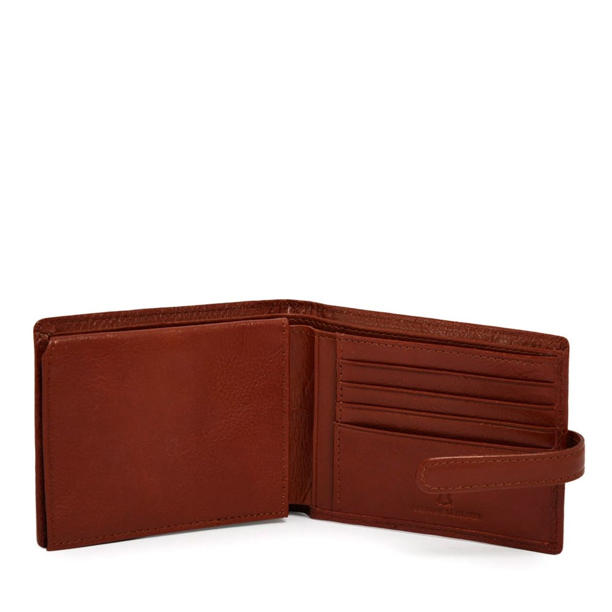 AMPHORA - Billetera new lancaster cuero café