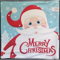 Fundas de Navidad de Viejito pascuero Celeste Pack 4