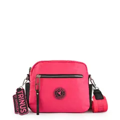 TRINUS - Cartera bandolera mediana saumon fucsia