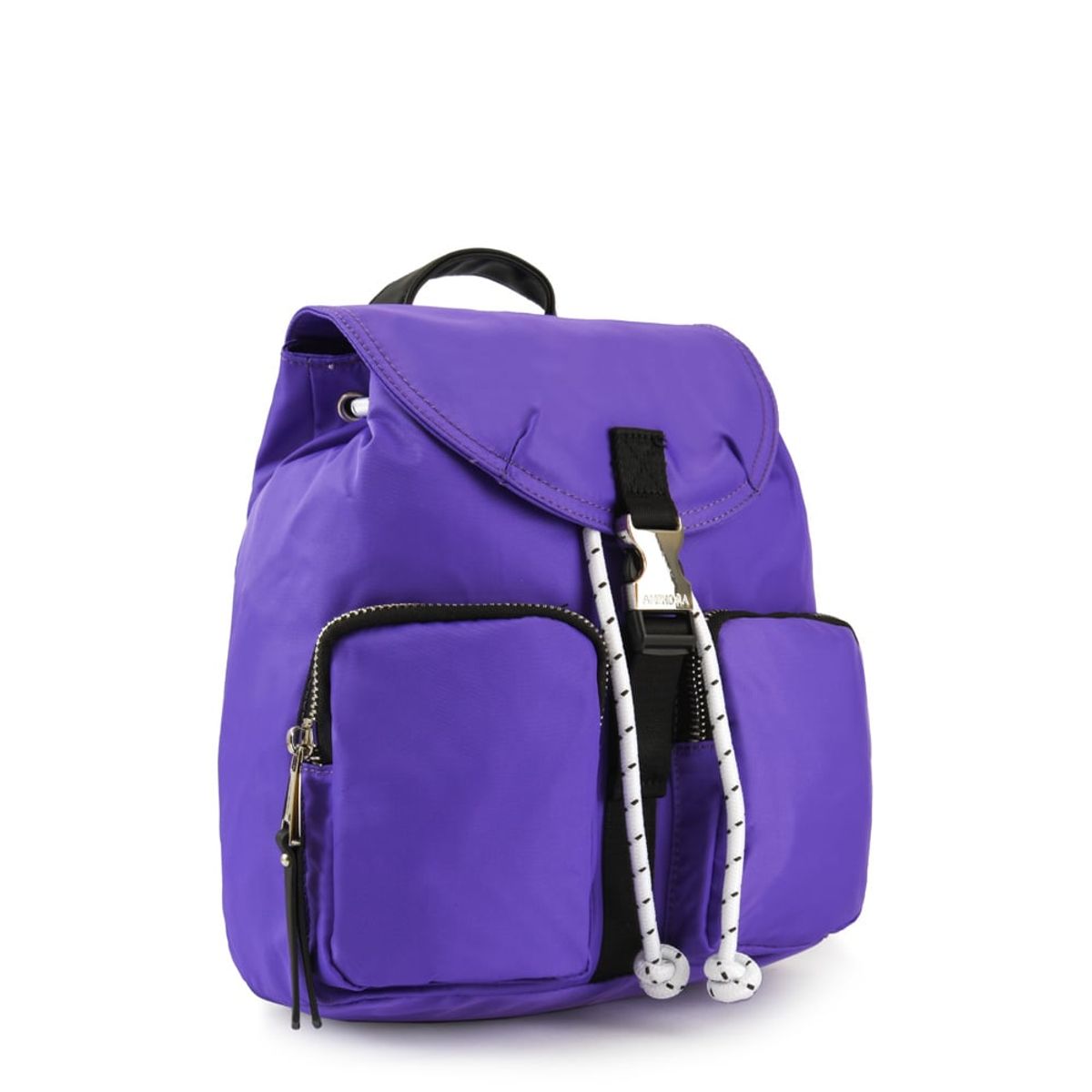 AMPHORA - Mochila birambi con tapa grande morado