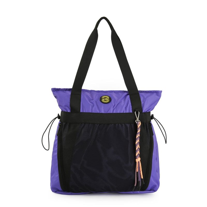 AMPHORA - Cartera Dos Asas Grande Joie Morado