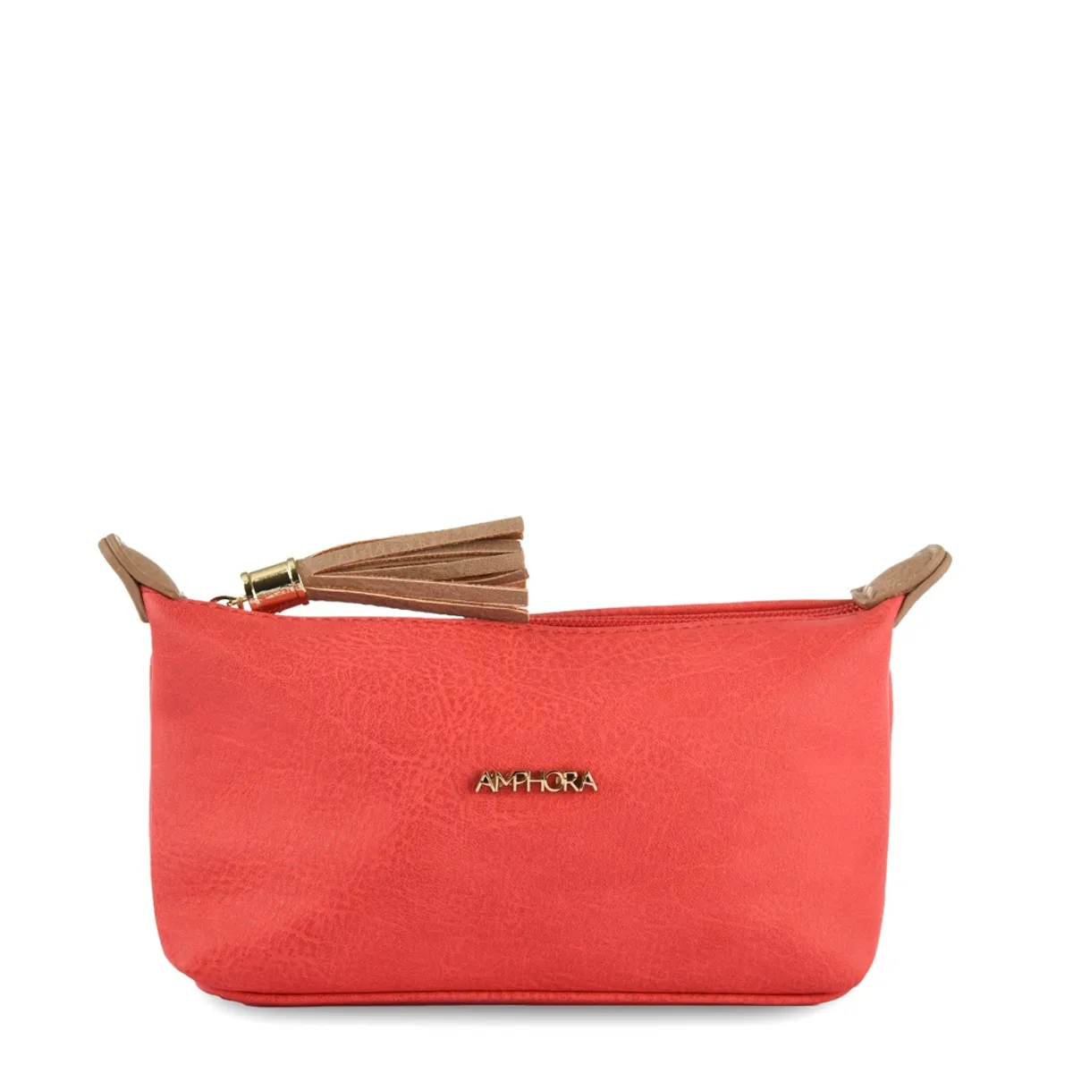 AMPHORA - Cosmetiquero ovalado budapest coral