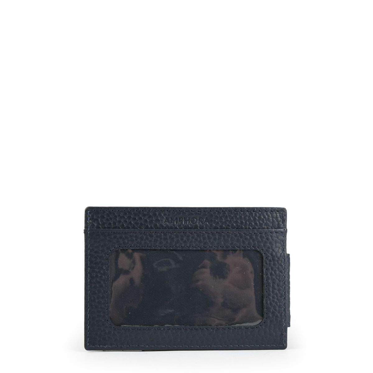 AMPHORA - Tarjetero ramon azul oscuro
