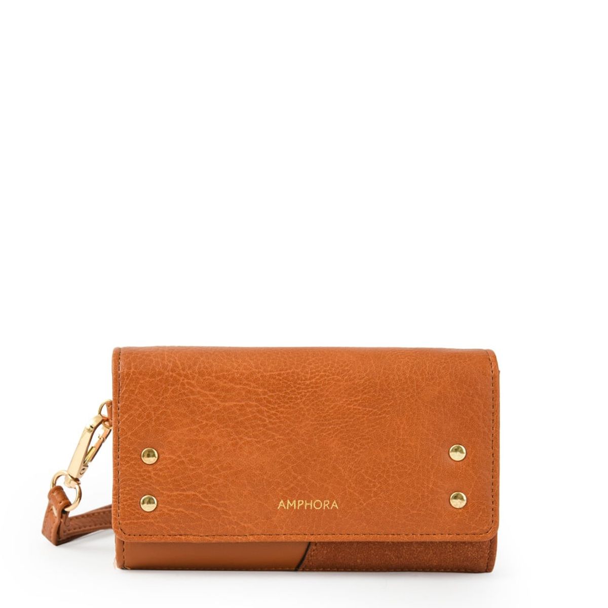 AMPHORA - Billetera Acordeon Mediana Noix Café
