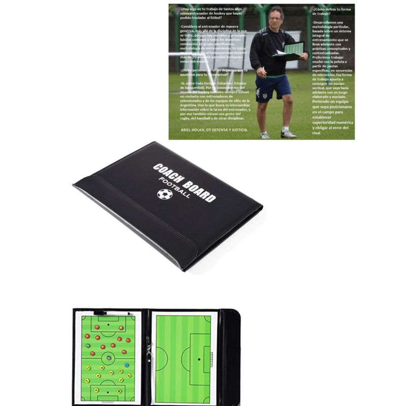 GENERICO - Tablero Táctico De Futbol Para Técnico Doble Cara Magnético