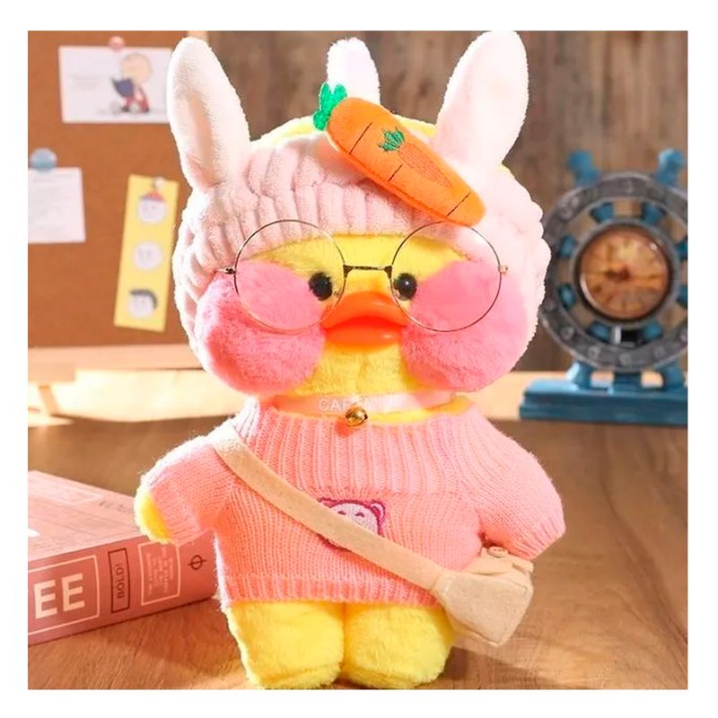 GENERICO - Lalafanfan Duck Peluche 30 Cm Amarillo