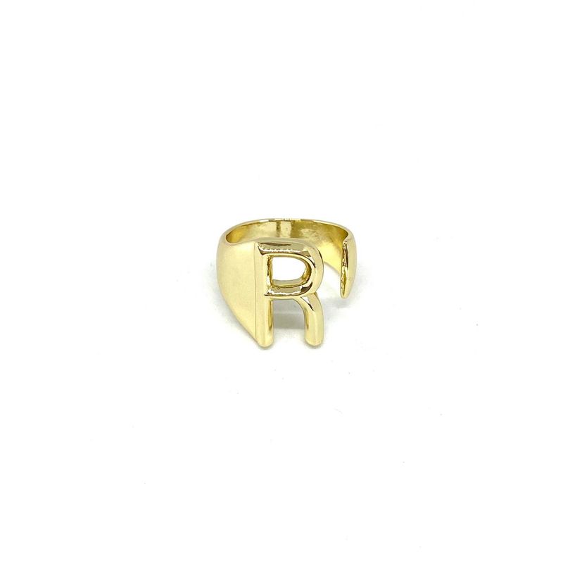 PLACEI - Anillo Letra Regina Placei