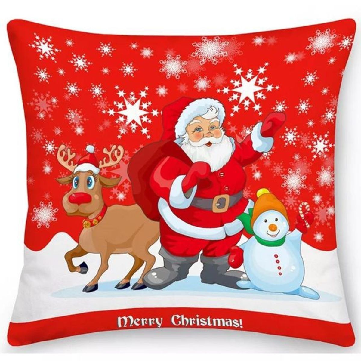 GENERICO - Fundas de Navidad Rojo pack 4