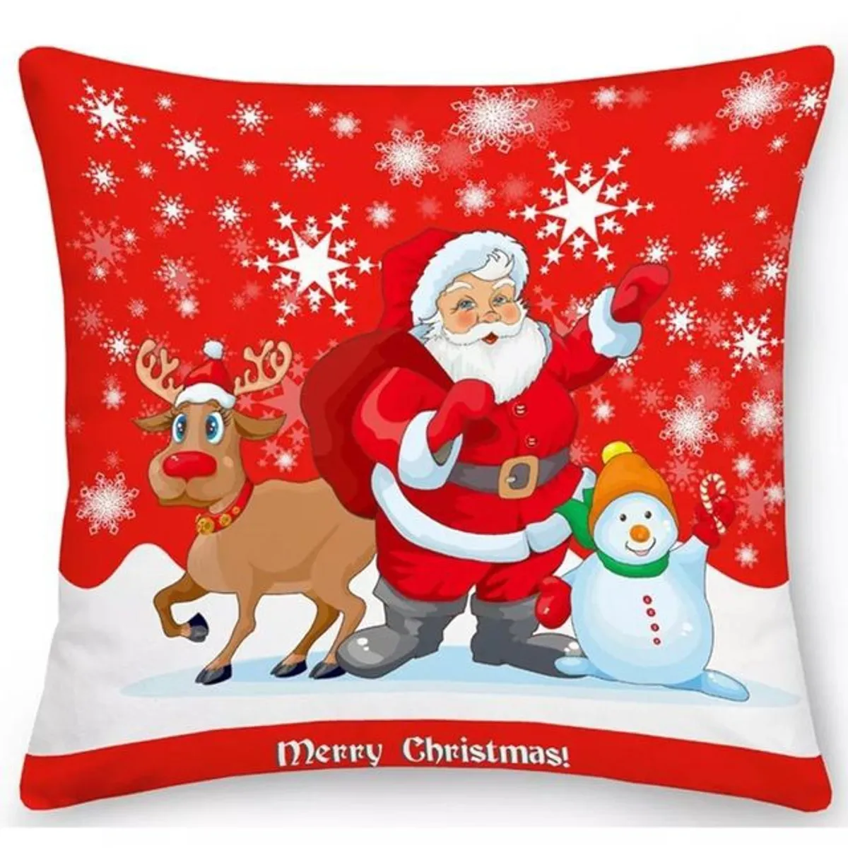 GENERICO - Fundas de Navidad Rojo pack 4