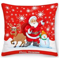 Fundas de Navidad Rojo pack 4