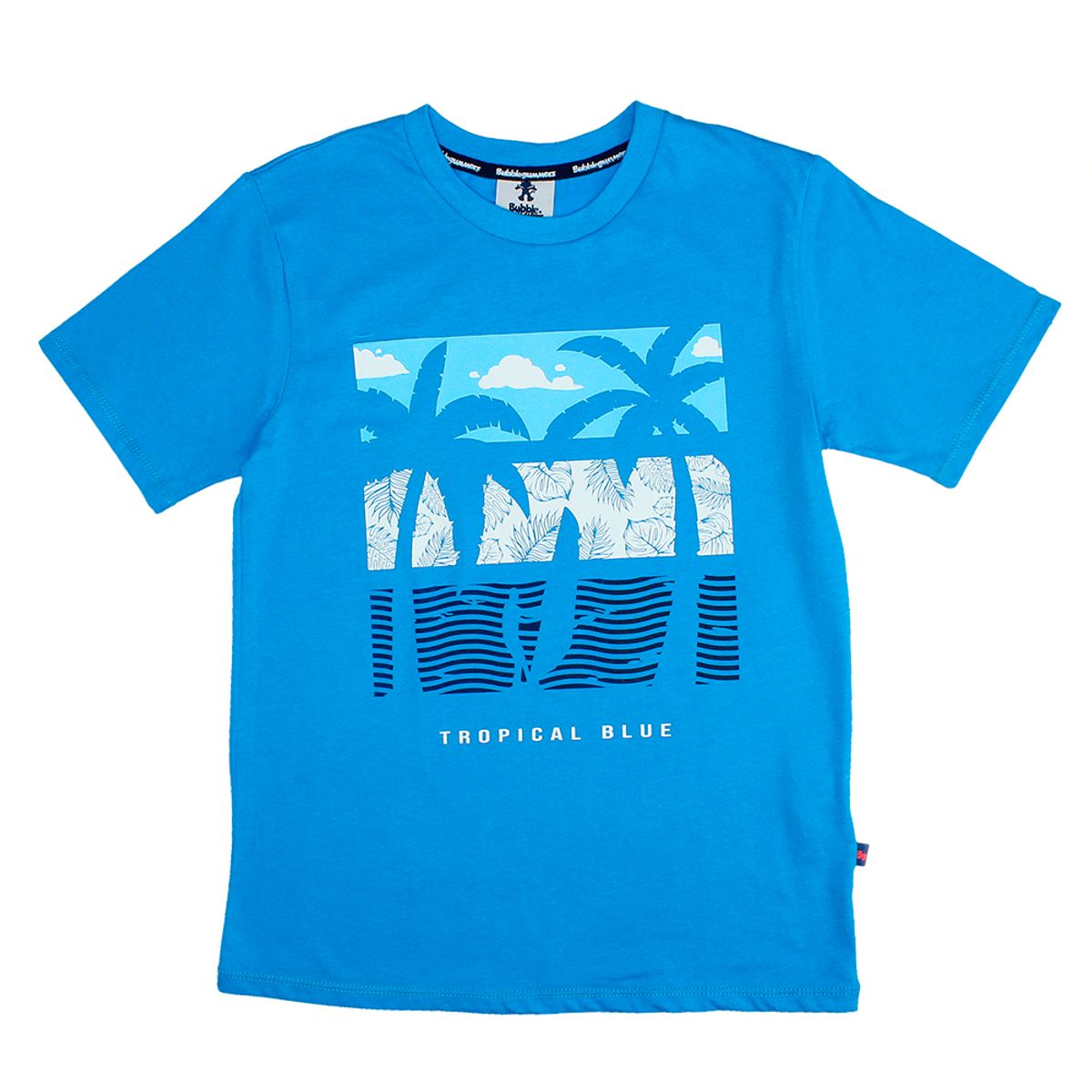 BUBBLE GUMMERS - POLERA NIÑO BUBBLEGUMMERS ELEVATED NATURE ROYAL BLUE