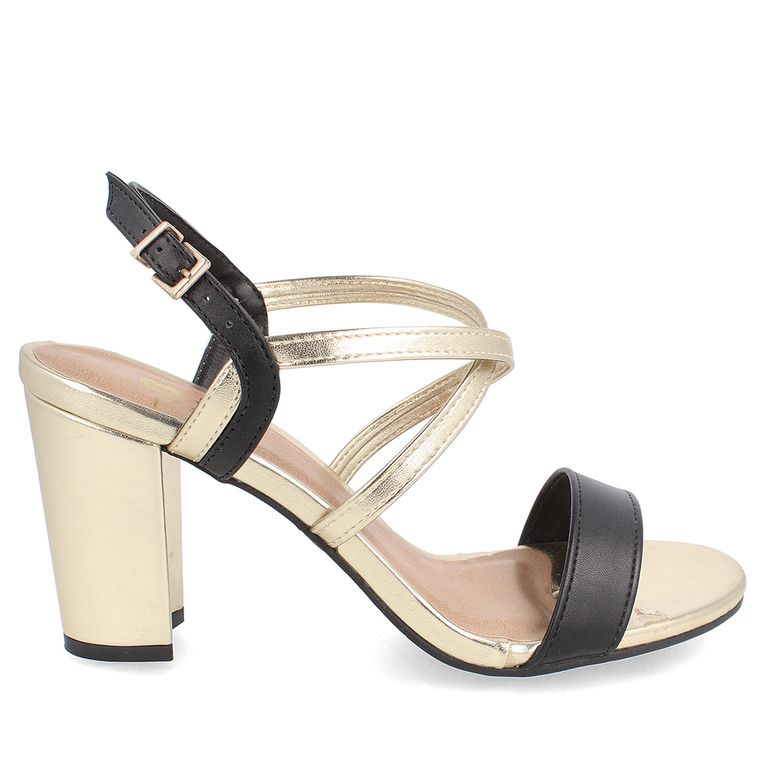 Sandalia Mujer Red Label Damas Gold